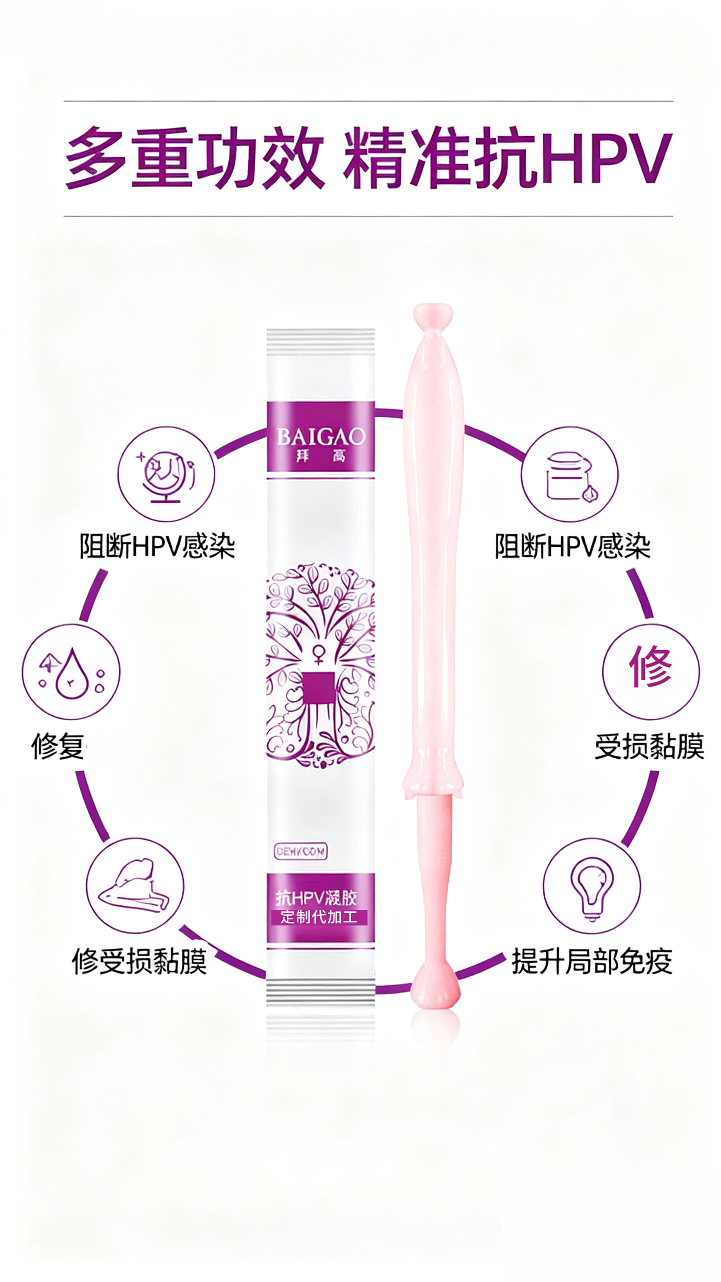 抗HPV私护凝胶代工